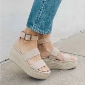 Soludos Palma Platform in Blush size 8.5